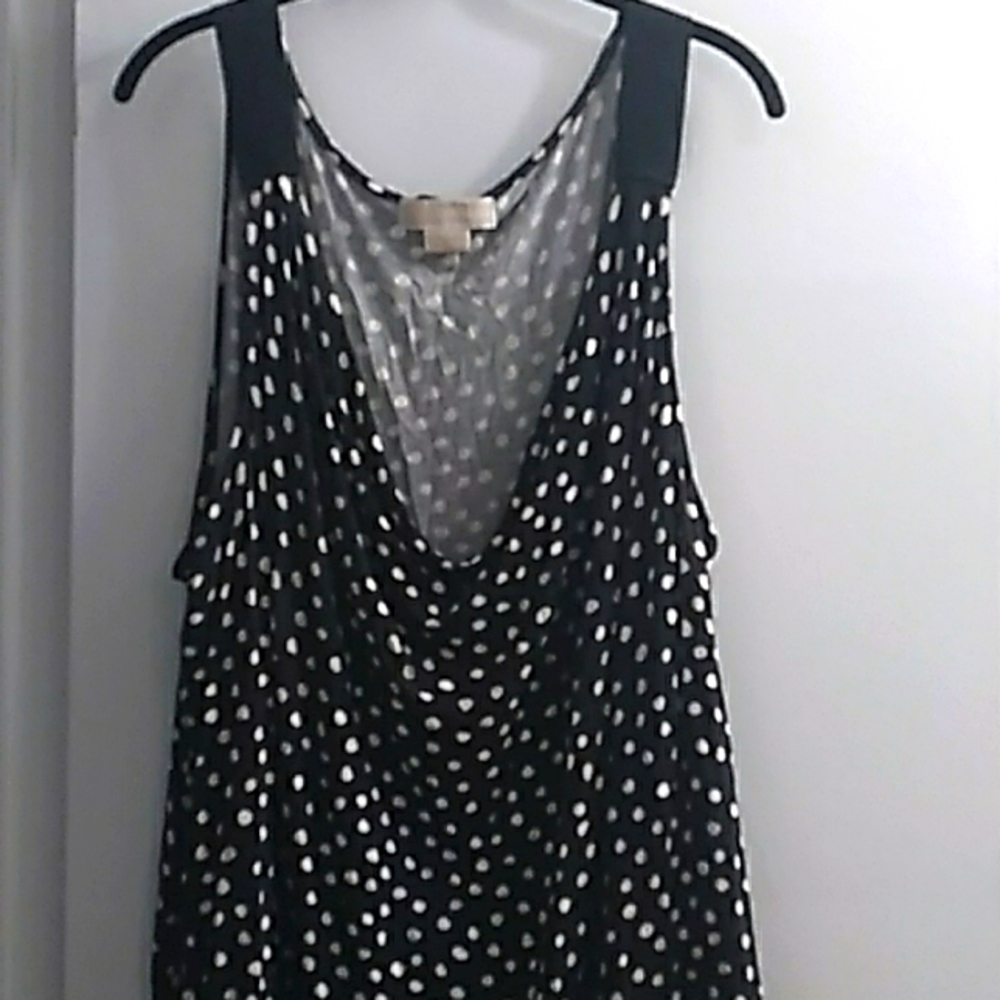 MICHAEL Michael Kors Stretch Polka Dot Top